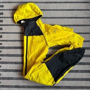 Stonz Yellow and Black Rainsuit Waterproof Toddler Outdoor